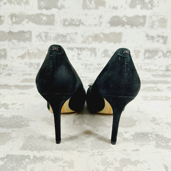 Sam Edelman Harriet Black Suede Pointed Toe Slip On Pumps D43 - Picture 6 of 13